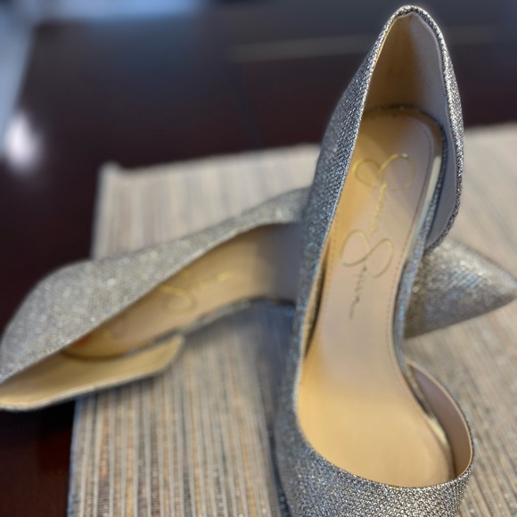 Jessica Simpson - size 7; Metallic high heeled shoes - Picture 5 of 7